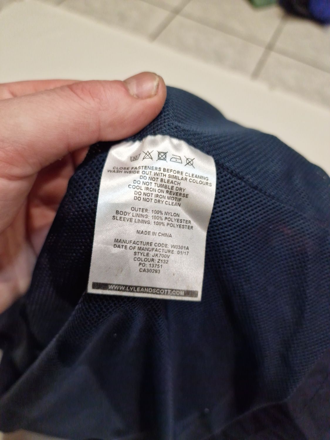 Kurtka Lyle Scott roz,S,44,46,164,170,m przeciwdeszczowe wiatrówka prz