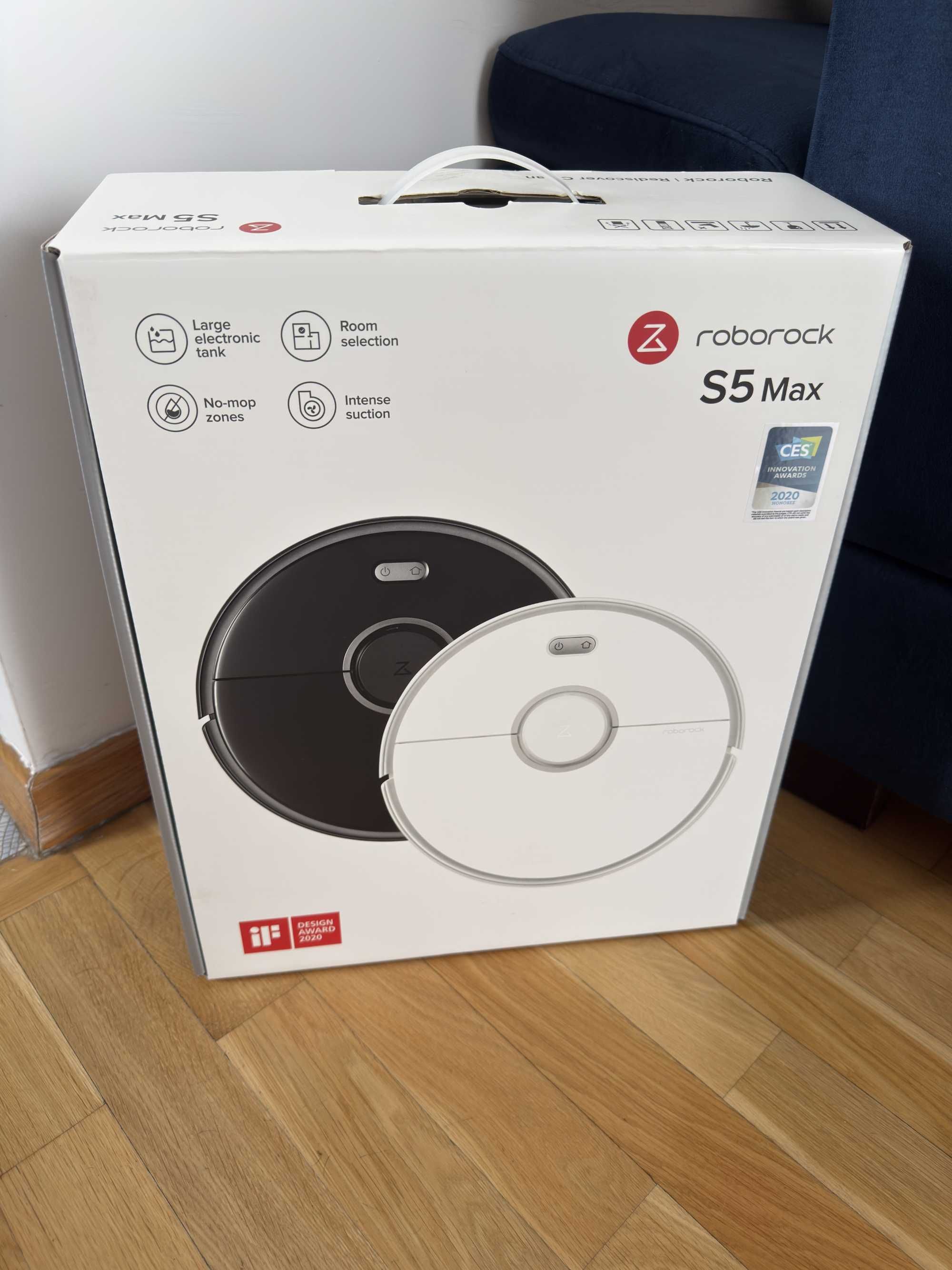 Roborock S5 MAX - Odkurzacz z funkcją mopa