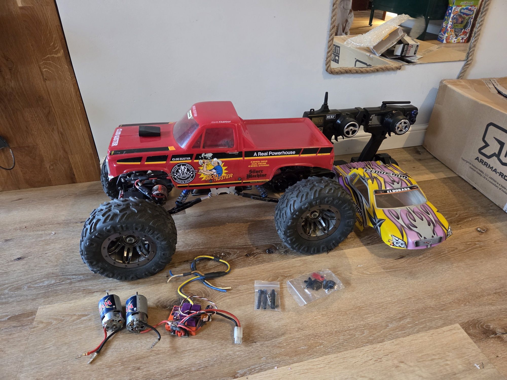 Model zdalnie sterowany Trial RC CRAWLER Clodbuster w stylu Bully  MOA