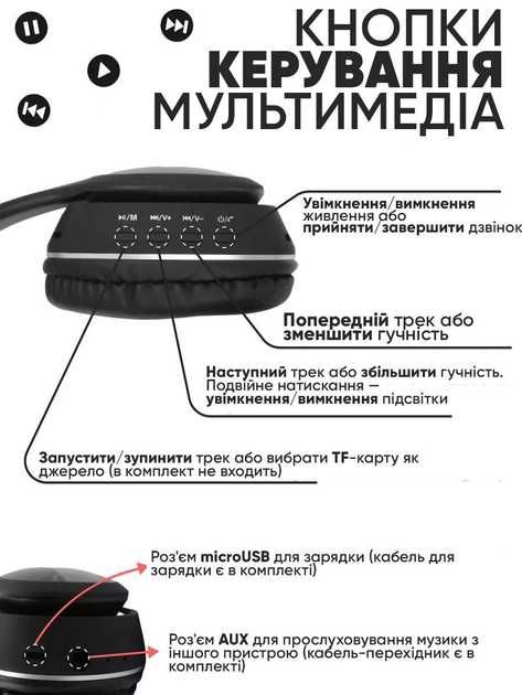 Дитячі бездротові Bluetooth навушники котячі вушка