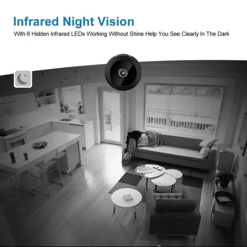 Міні-камера відеоспостереження WiFi Terra 9A-Mini з нічним баченням