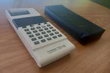 Calculadora de bolso - vintage Canon TP-8 Pocket printer.