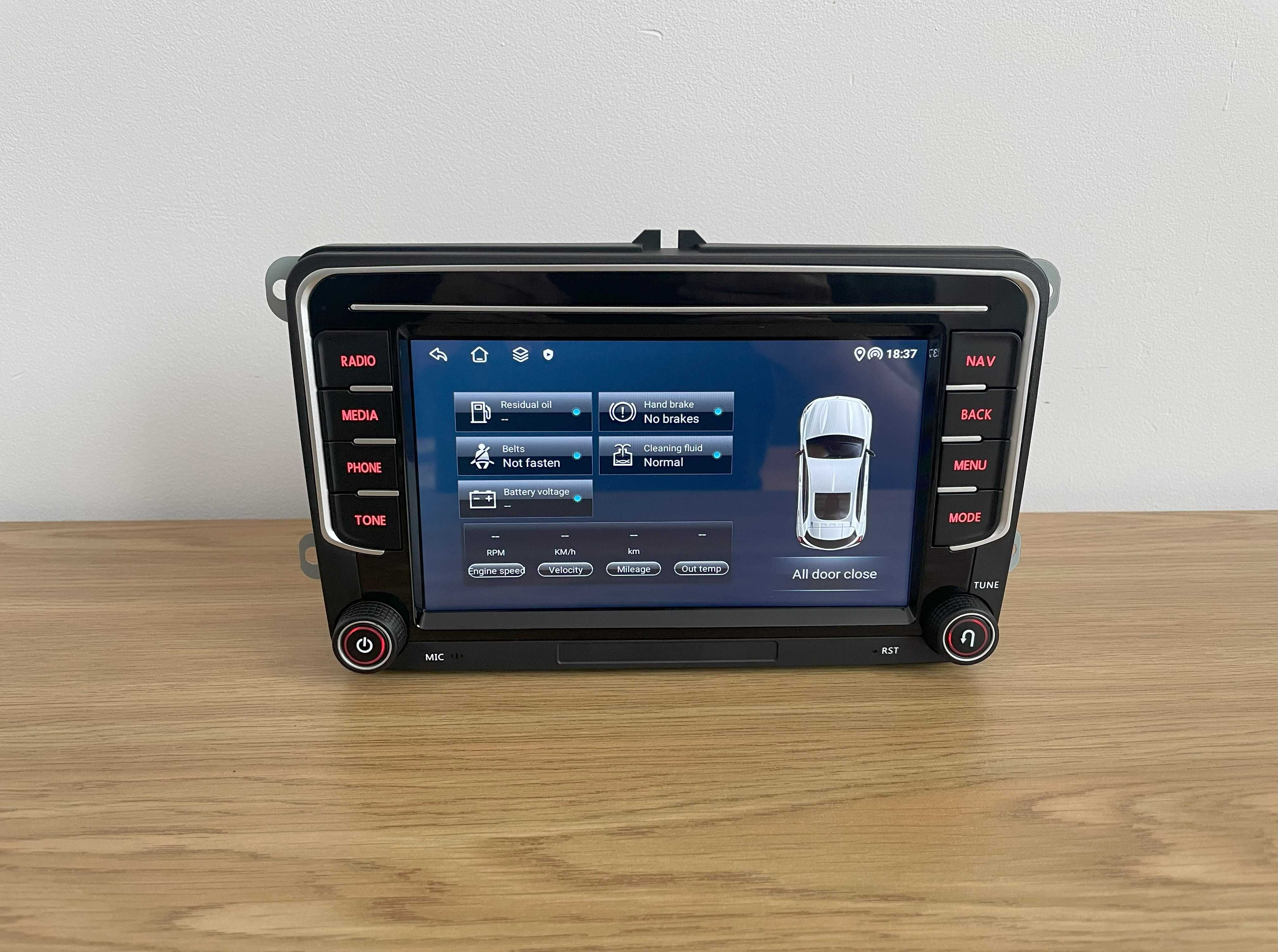 Radio Android 13 Carplay VW Skoda Seat Golf Passat T5 2+32GB DSP Nowe!