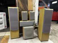 Amplituner yamaha + subwoofer i kolumny