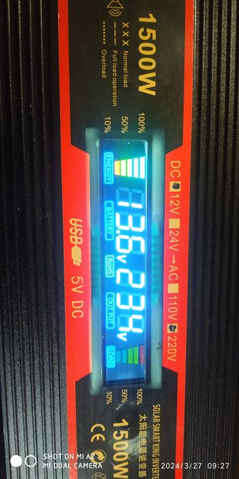 Продам зарядное+ инвектор 12 220 750ватт