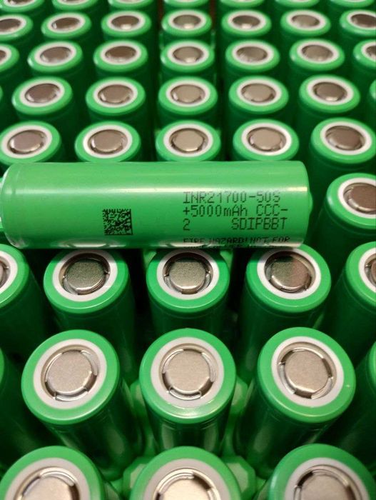 НОВІ 21700 Акумулятори Samsung 50S  5000mah 11mOm (2024-12)
