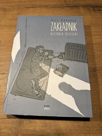 Książka komiks Zakładnik - historia ucieczki