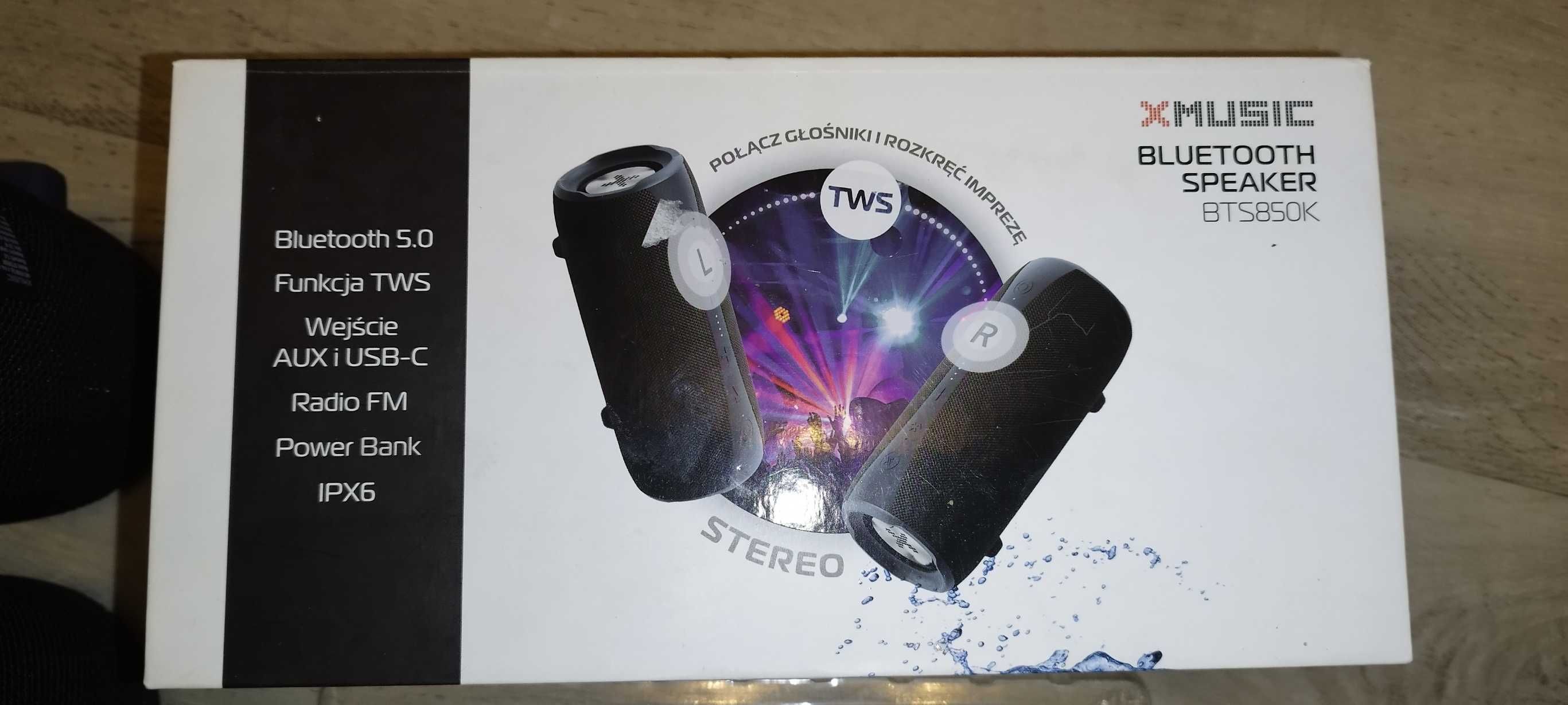 Głośnik mobilny XMUSIC BTS850K  TWS
