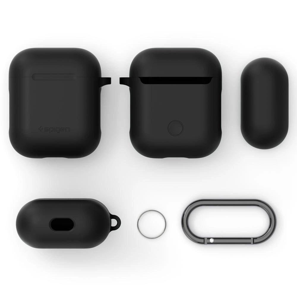Etui Spigen Do Airpods 1, 2 Karabińczyk Ochrona Czarne