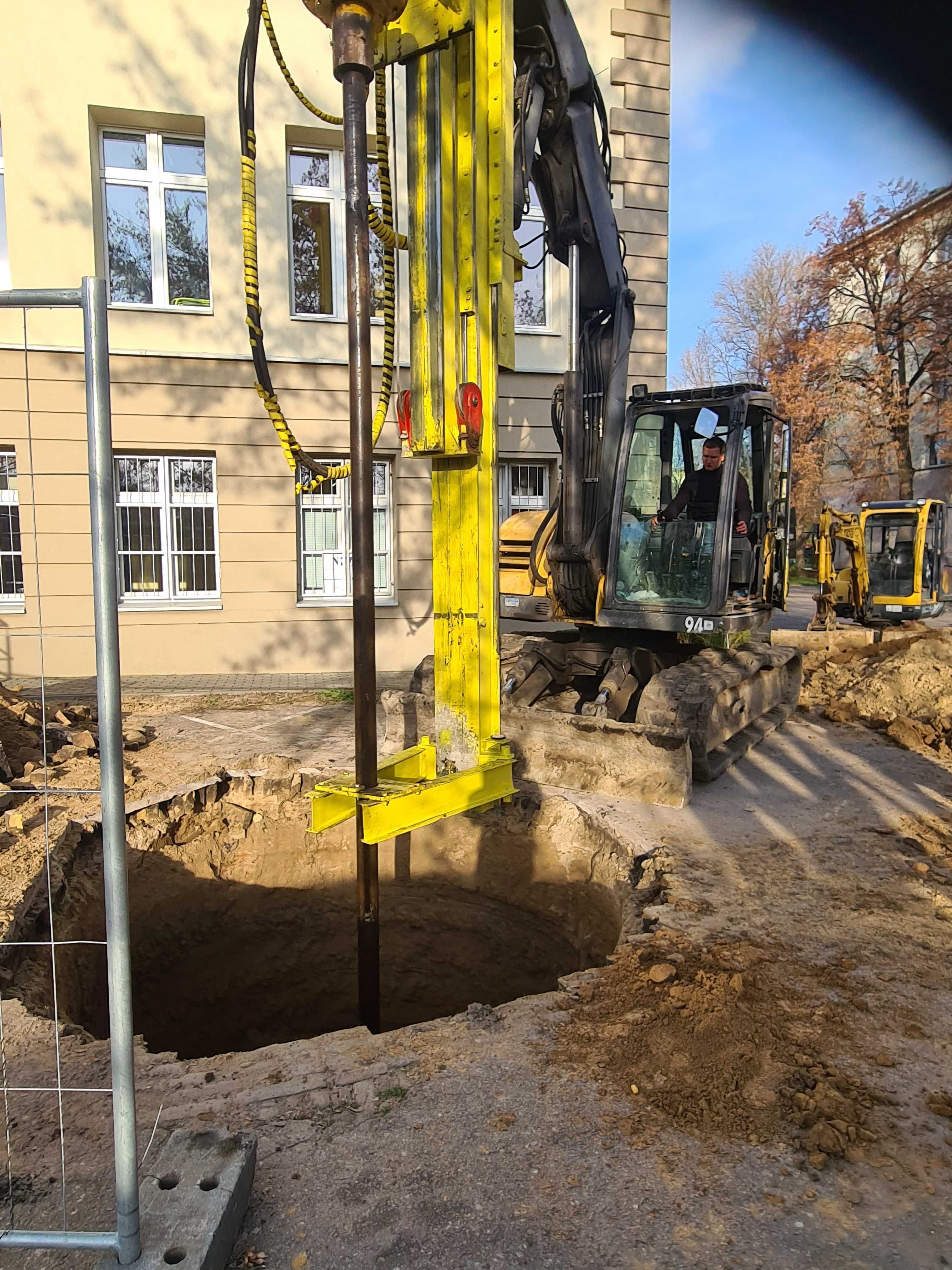 Pale fundamentowe cfa, mikropale, palowanie, wzmacnianie gruntu