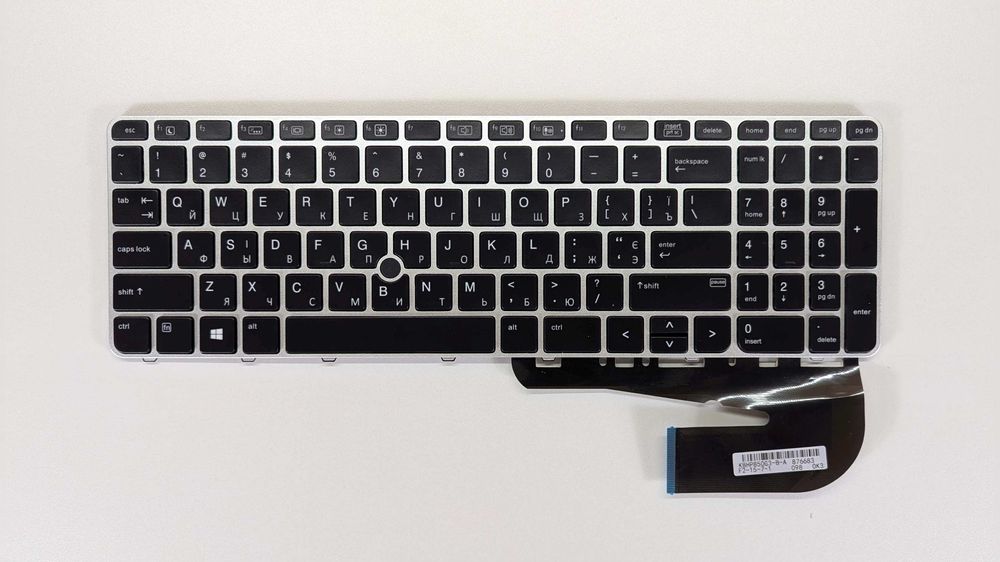 Клавіатура Hp elitebook 850 g3, 755 g3, 850 g4, 755 g4, zbook 15u g3,