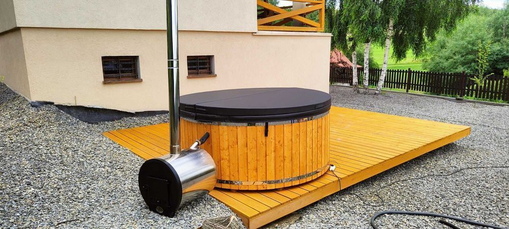 Balie ogrodowe z piecem zewnętrznym. Balia ogrodowa, ruska bania Tanio