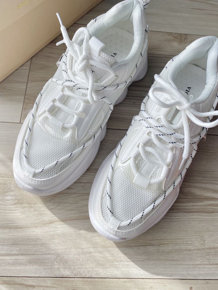 Nowe białe sneakersy buty sportowe 37/38