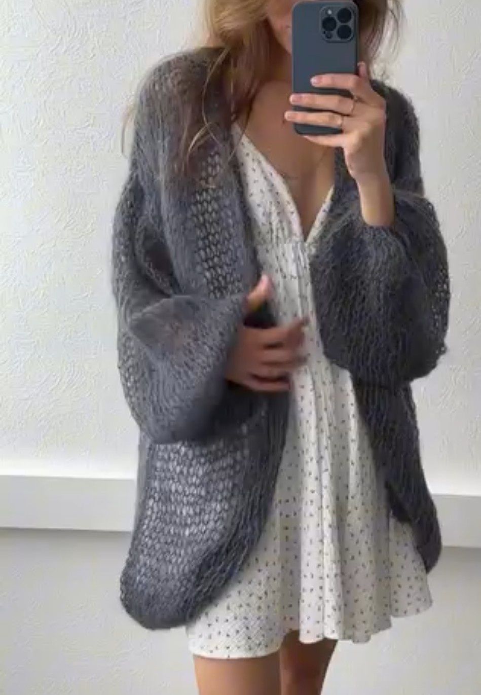 Кардиган , Паутинка из мохера