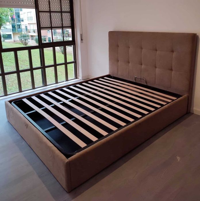 Cama Estofada - NOVAS , Várias cores / medidas  - FABRICA