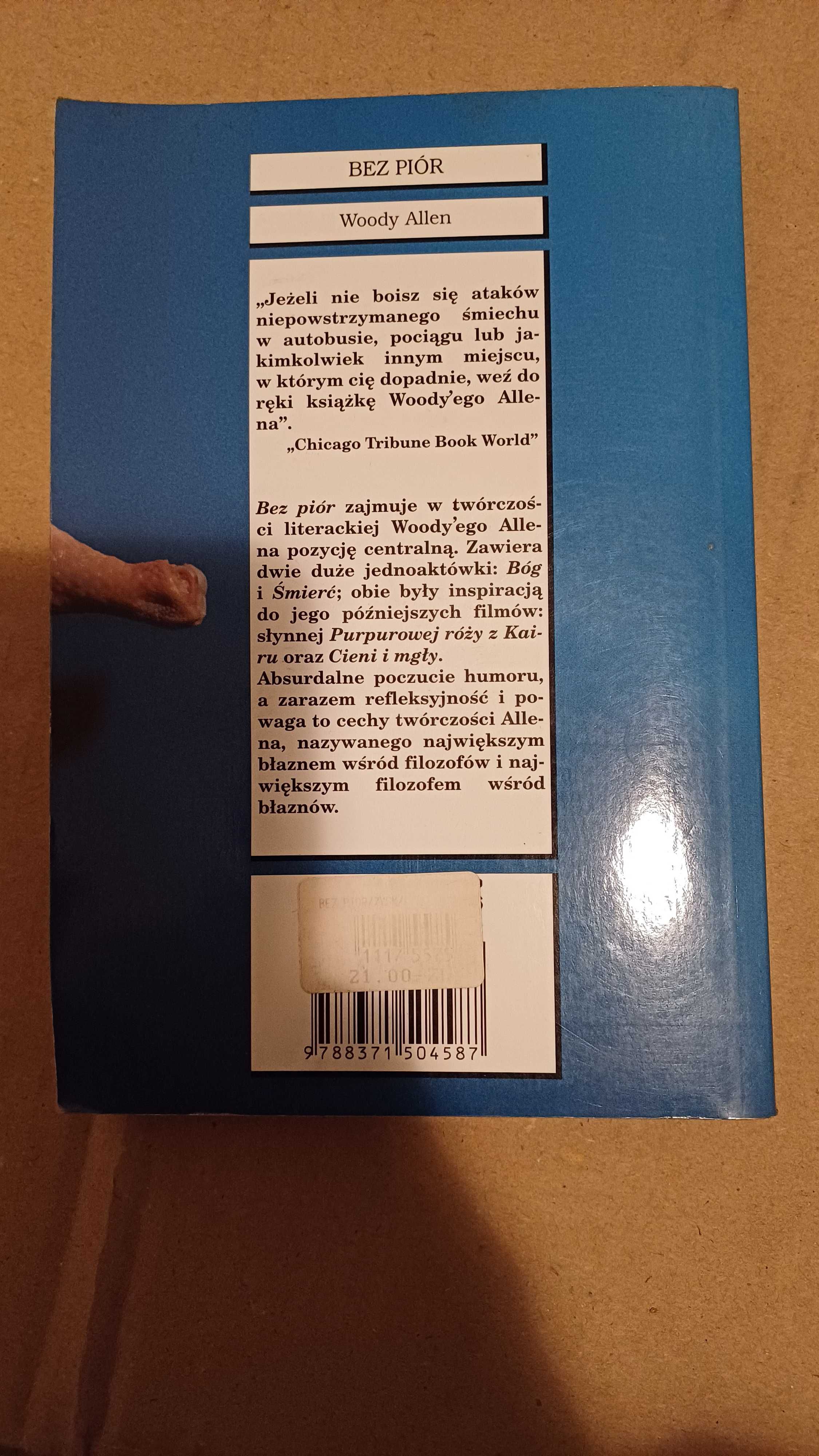 Książka - "Bez piór" – Woody Allen