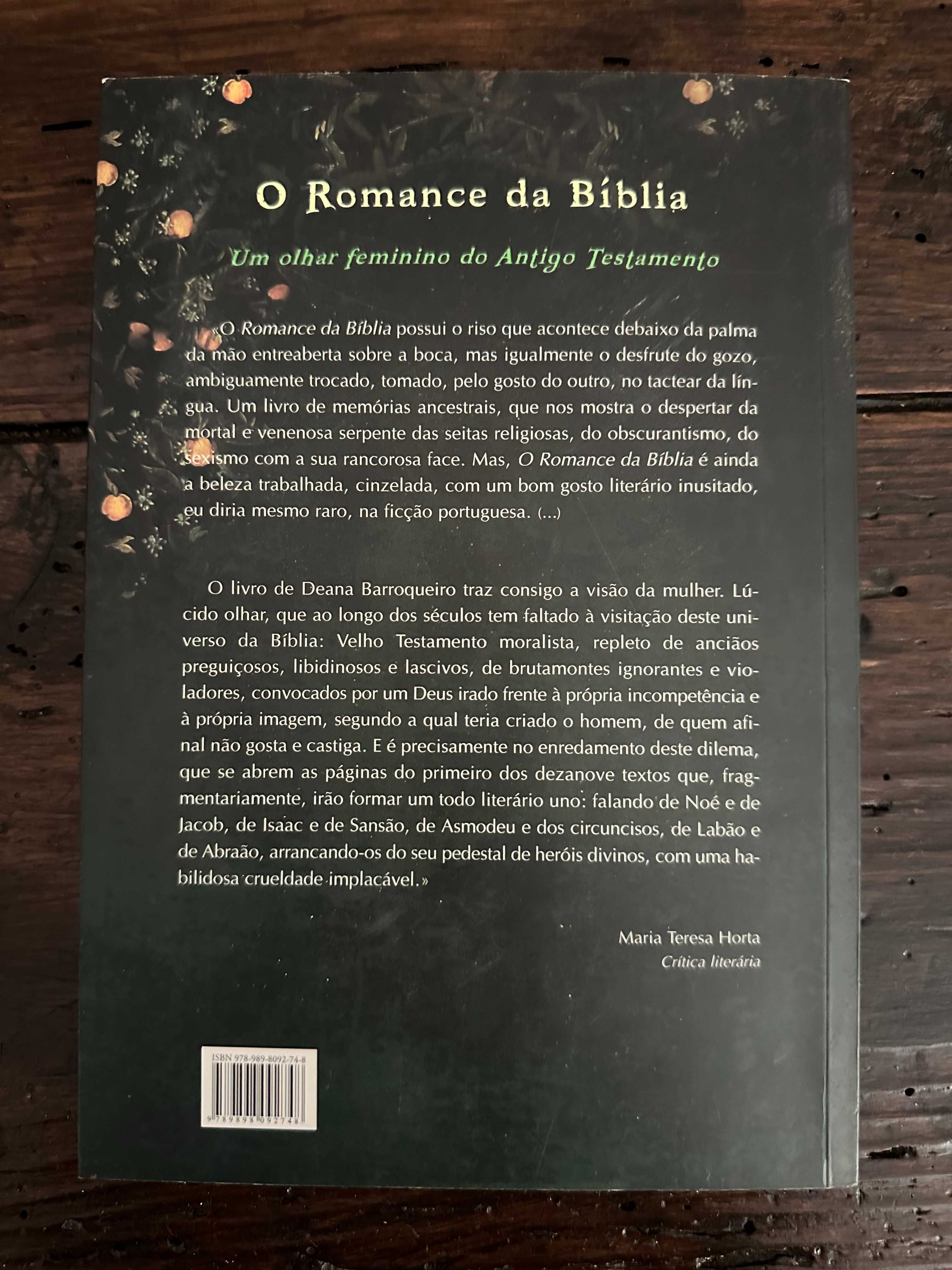 Livro de Deana Barroqueiro - O romance da bíblia
