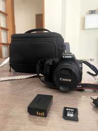 Canon EOS 250D + EFS 18-55mm + Bolsa Canon + Carregador original