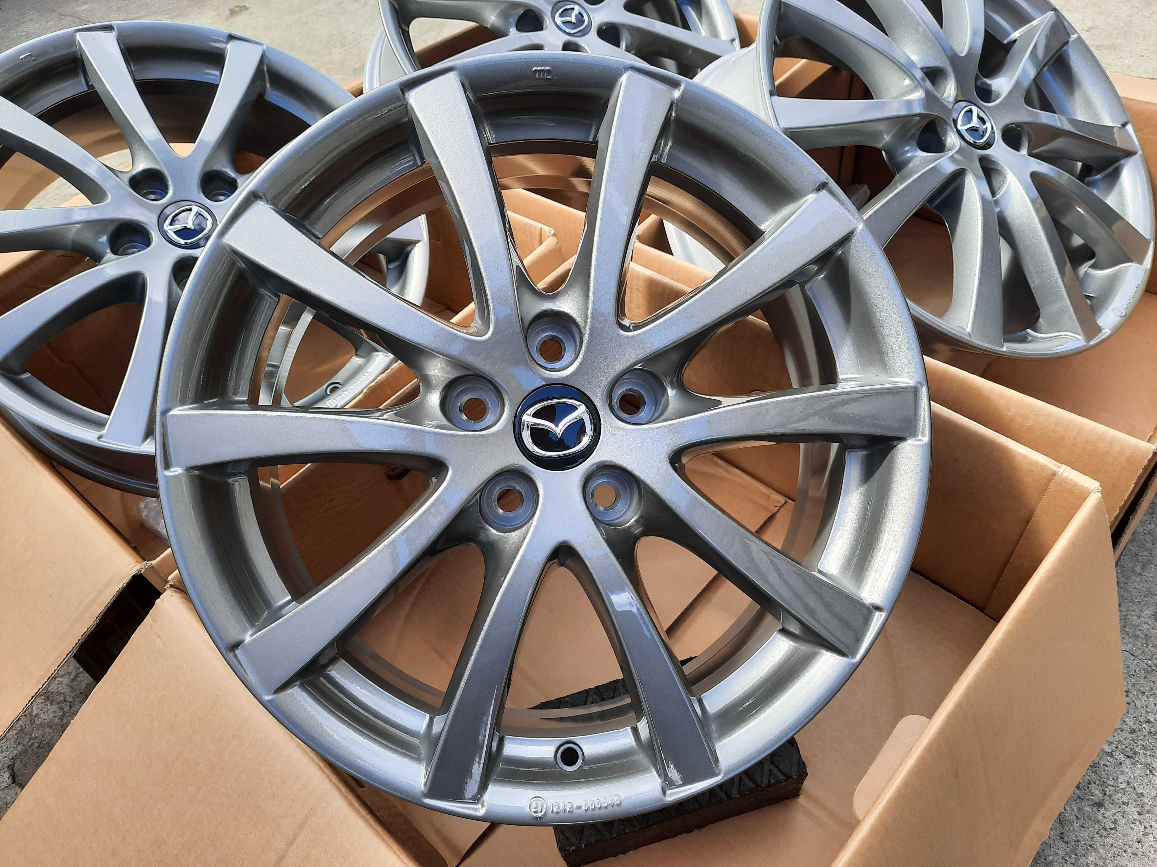 Alufelgi MAZDA 18 NOWE 5x114,3 MPV 3 5 6 CX-3 MX-5 MX-6 INNE! GRAFIT