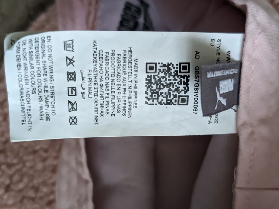 Розовая фирменная Панама Puma Core Winter Bucket панамка