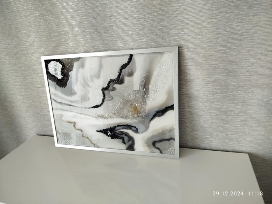 Obraz z żywicy w stylu Glamour