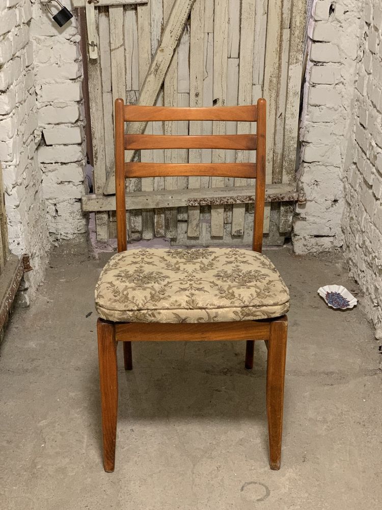 Krzesła 5 szt./ lite drewno / mid-century modern
