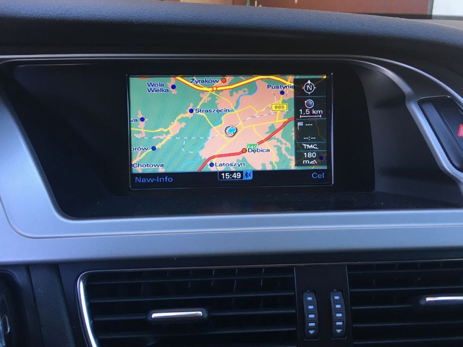 Polskie Menu Lektor Mapa 2024 Audi MMI 3G High Bnav A4 A5 Q5 A6 A8 Q7