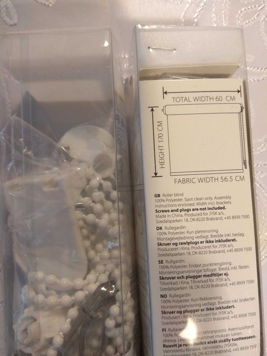 Roleta okienna SENJA 60x170cm kolor piaskowy