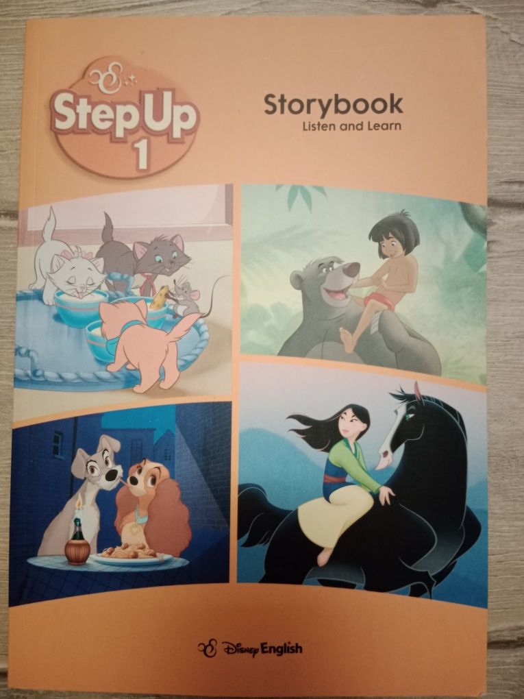 Storybook Disnay English bajki po angielsku, listen and learn Step up