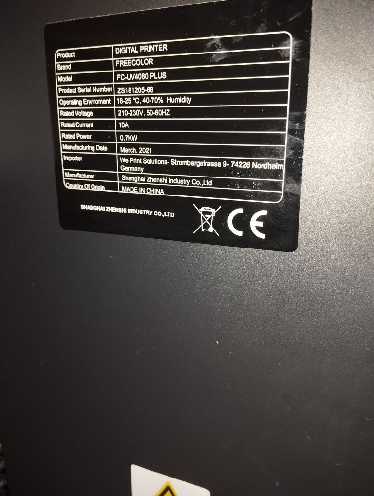 Drukarka UV FC-UV40-60  Plus