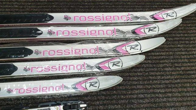 Rossignol SportLite fun girl z wiązaniami narty biegowe