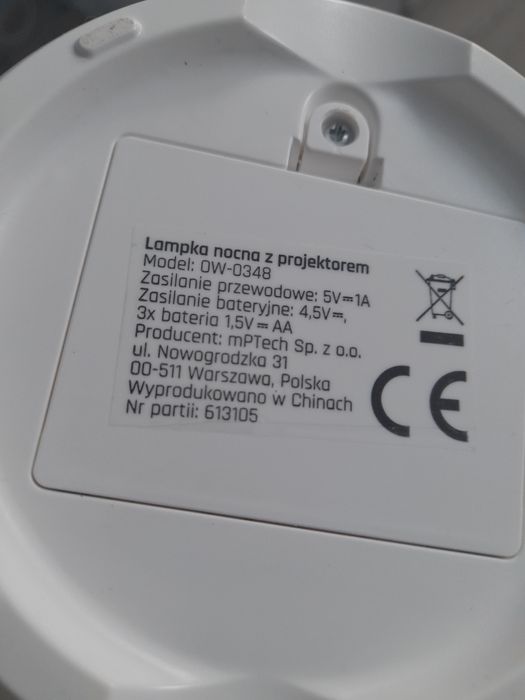 Lampka nocna z projektorem psi patrol