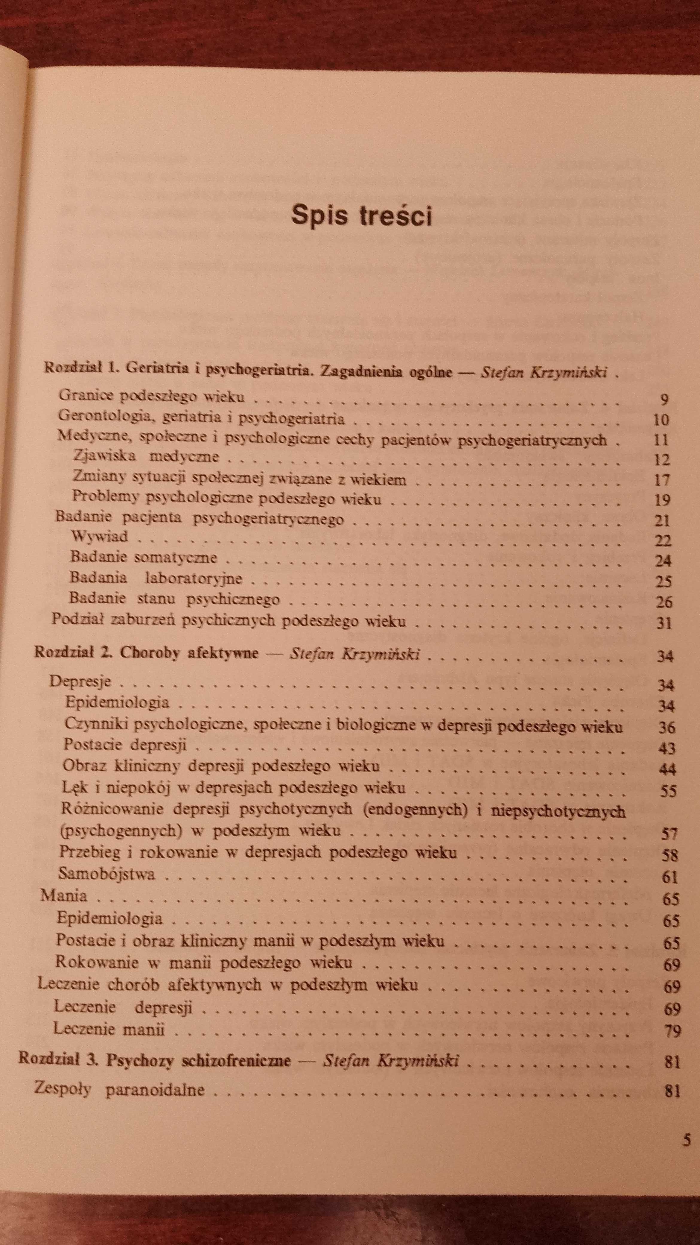 Zaburzenia psychiczne wieku podeszłego