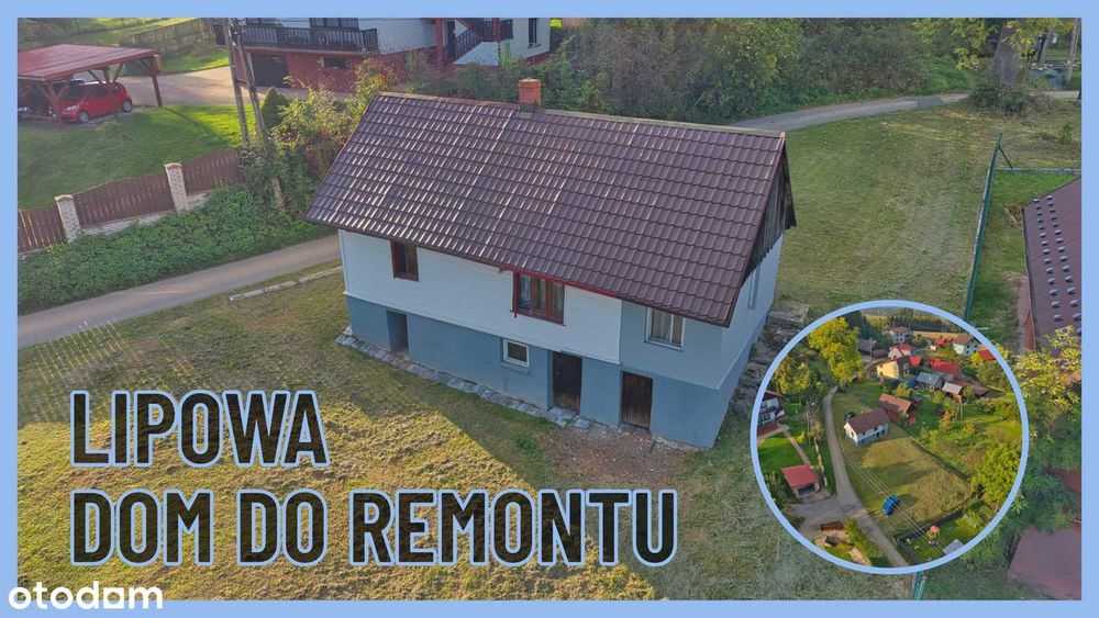 Lipowa ul. Błękitna dom do remontu