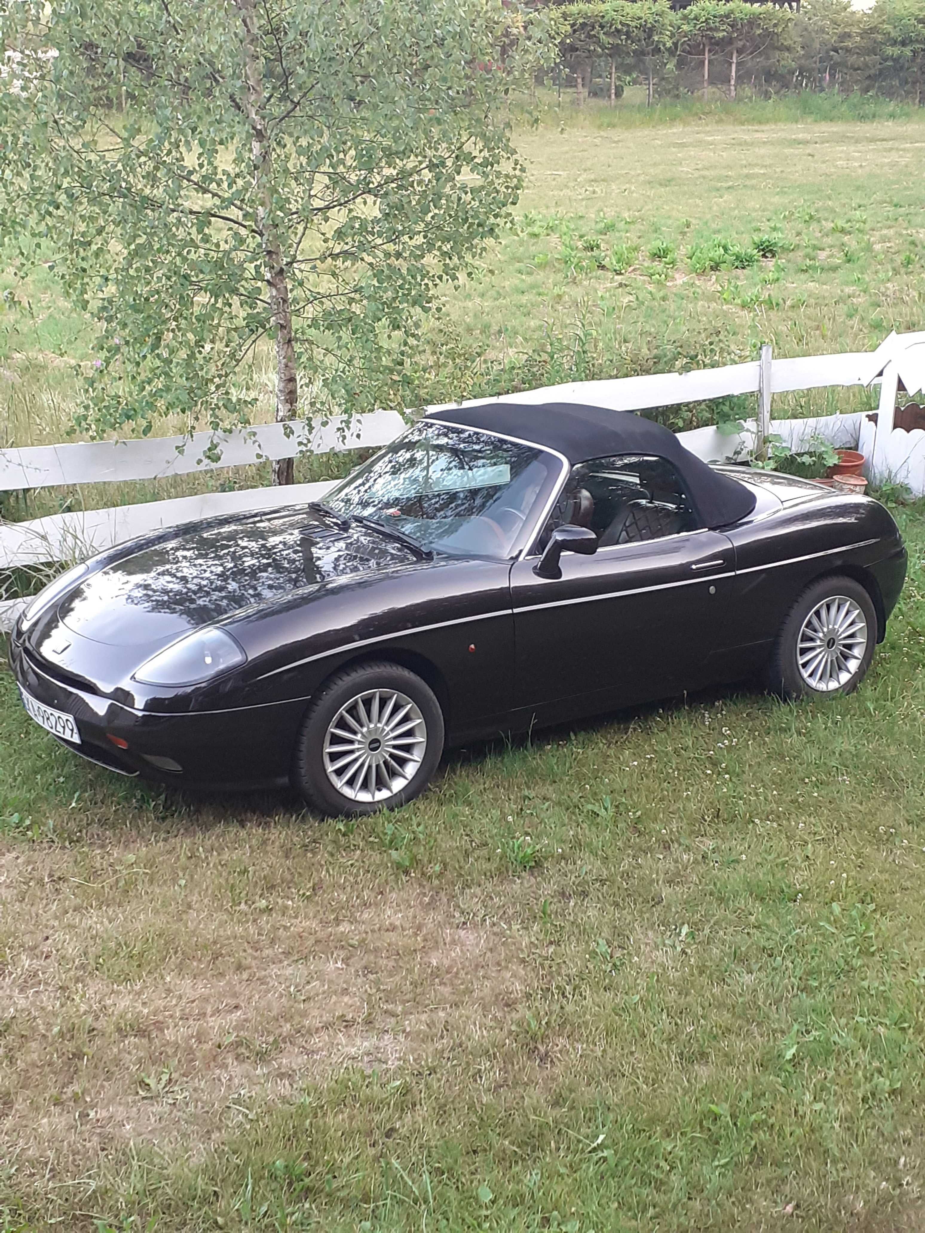 Fiat Barchetta , czerwone skóry