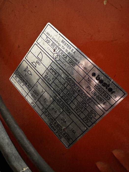 Spawarka busterka 1900 turbo