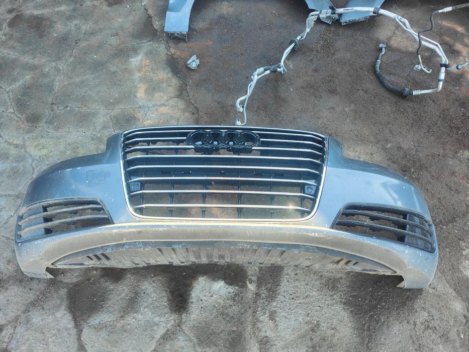 AUDI A8 D4 14r ZDERZAK PRZÓD PRZEDNI GRILL LX7R