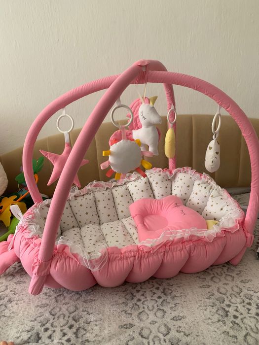 Дитячий розвиваючий кокон-килимок від 0+