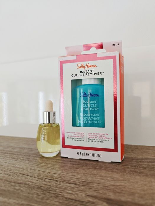 Neonail Olejek do nawilżania skórek i Sally Hansen Remover do usuwania