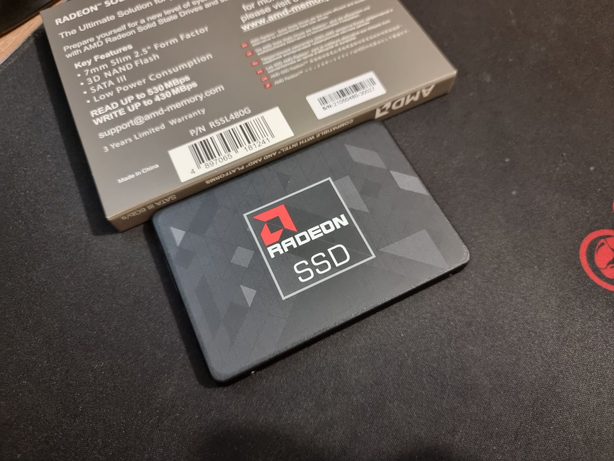 SSD AMD Radeon R5 480 ГБ