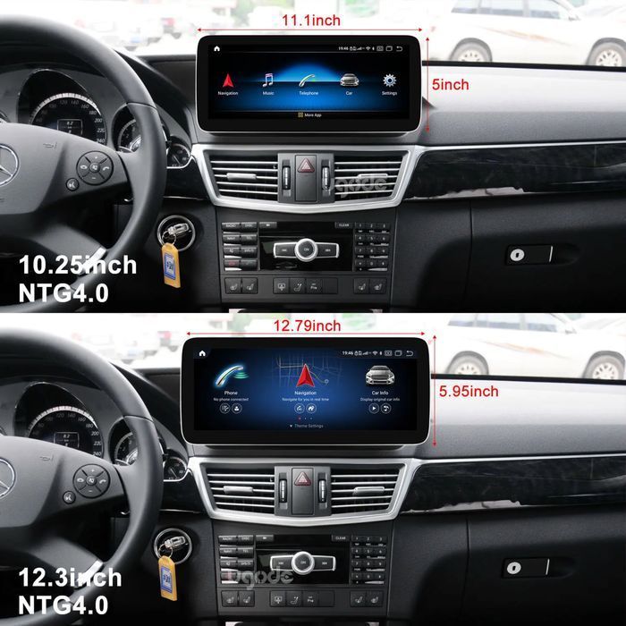 Штатная мультимедиа Mercedes Benz W212 Е class Android gps навигация
