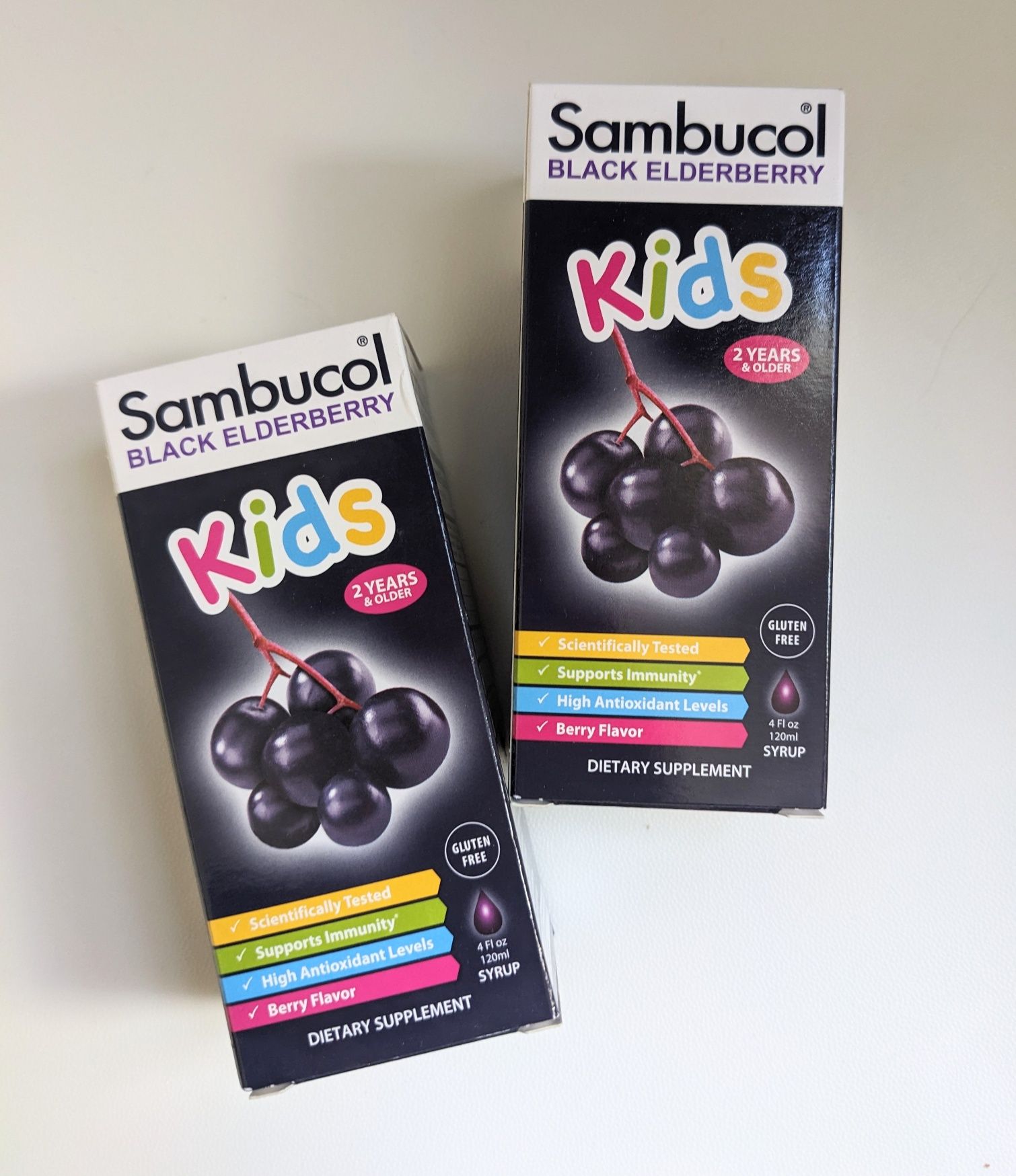 Sambucol дитячий Kids elderberry сироп із чорною бузиною для дітей 120