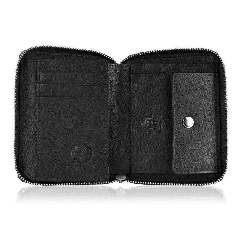 portfel męski brodrene z ochroną rfid czarny g-05lc