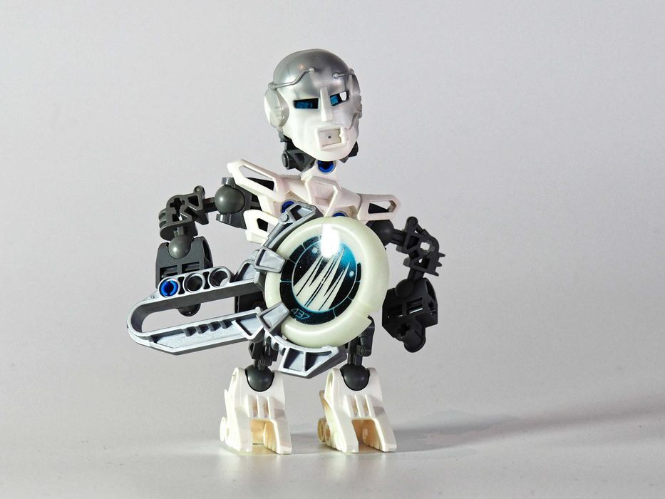 Klocki LEGO Bionicle 8612 Matoran Ehrye używane Robot Zestaw Mały