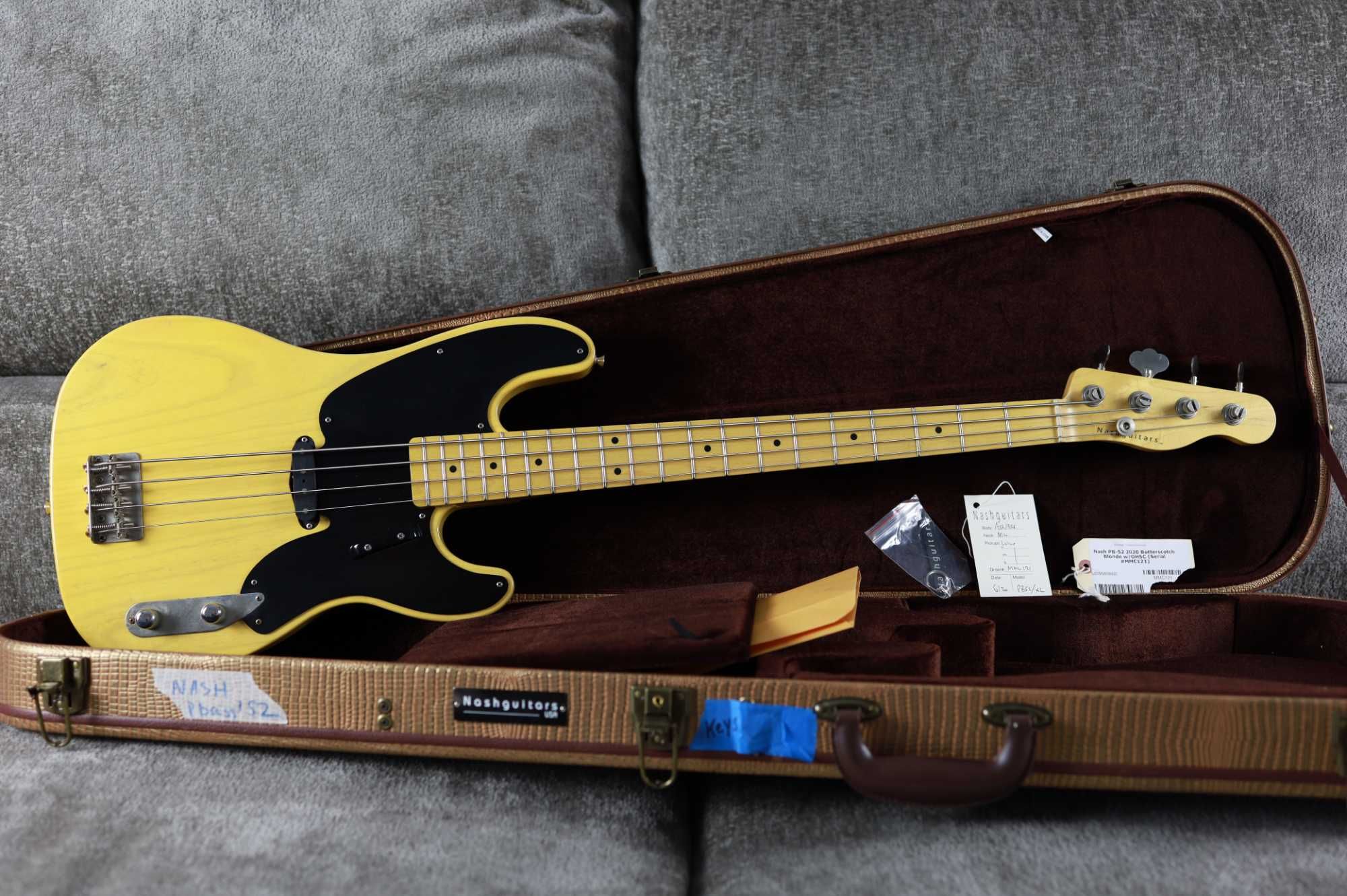 Nash Guitars Precision Bass PB-52 - (Fender, Custom Shop) - Бас гітара