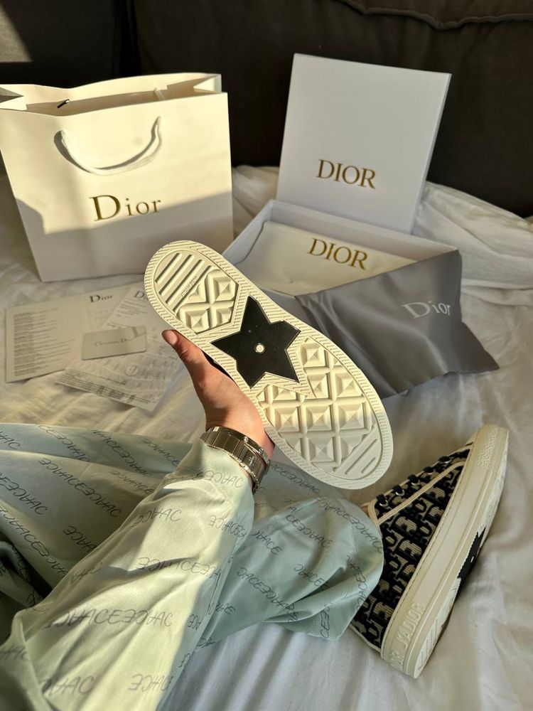 Buty Christian Dior low deep blue