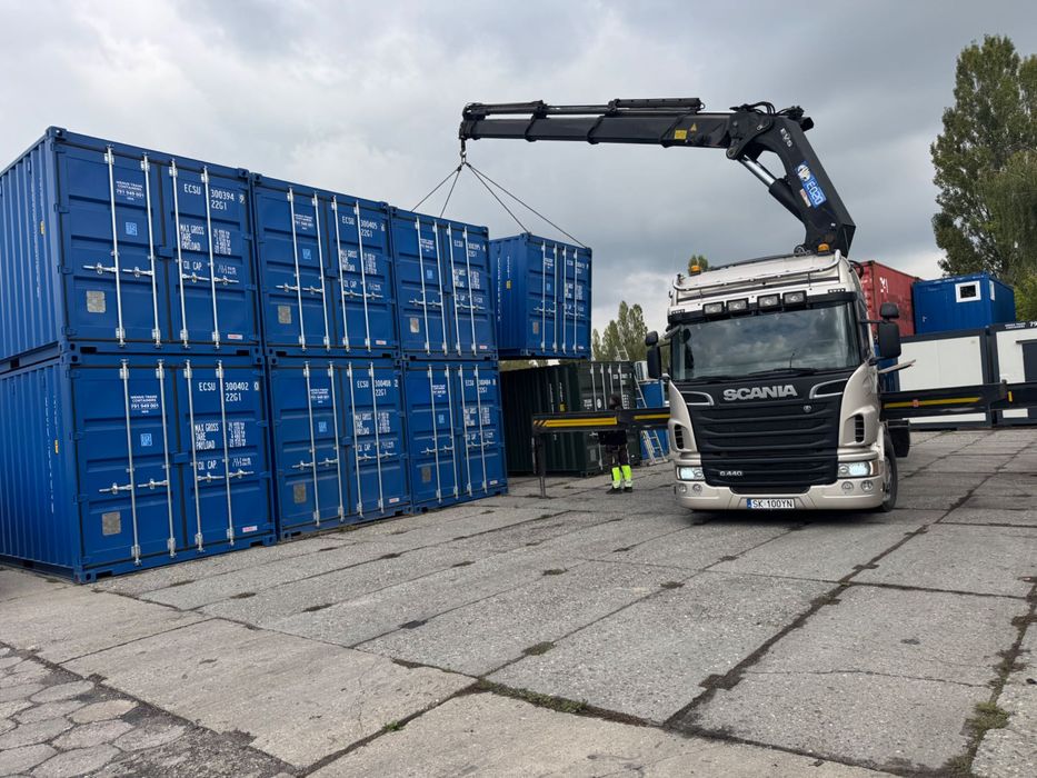 Kontener morski 20' magazyn transport