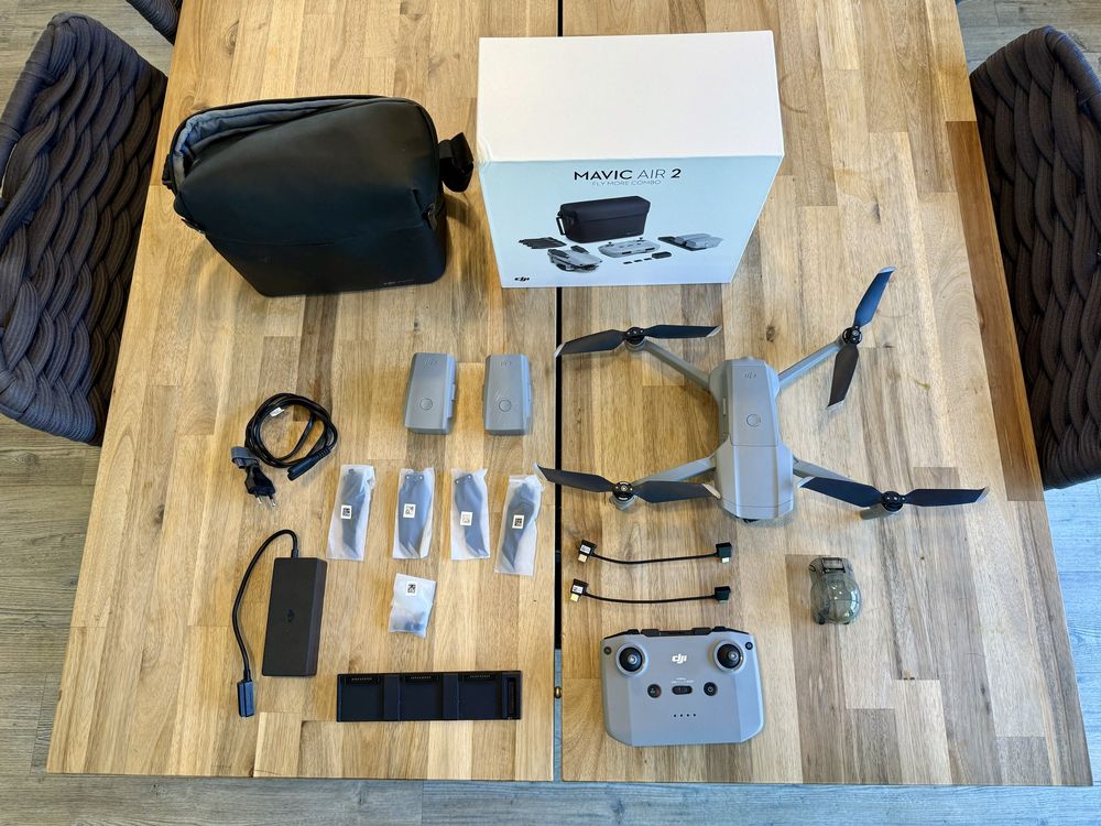 Drone DJI Mavic Air 2 Combo - Excelente Estado - Pouco Uso