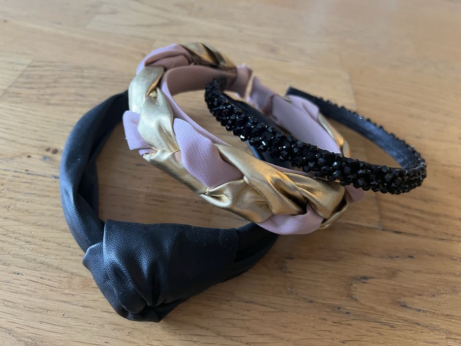 Trzy opaski na głowę zara H&M smyk nowe