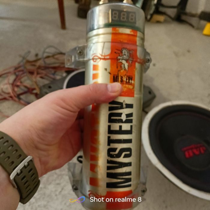 Продам сабвуфер JAB art sound та кондинсатор  Mystery MCD -15